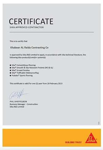 KRCC certificate / appreciation letter