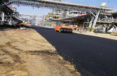 JIGCC Project, Jizan – Base course, MC1, RC2, asphalt binder & wearing course