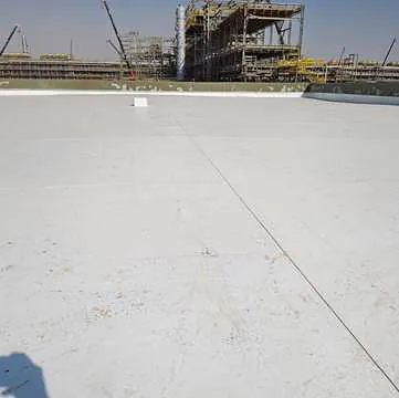 White PVC Membrane – KRCC site photo
